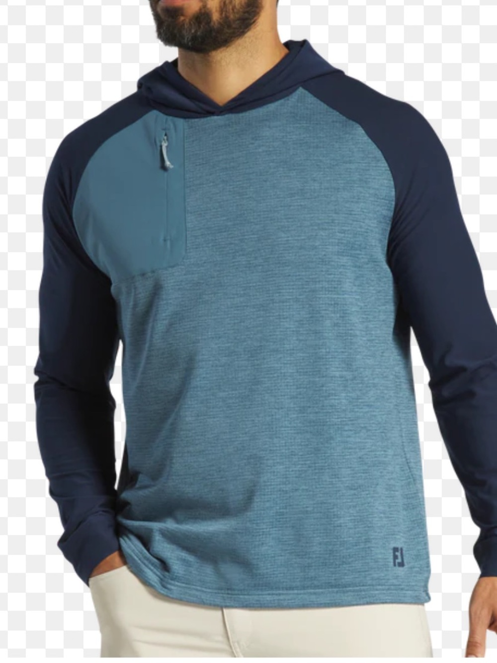 Footjoy ThermoSeries Pullover Hoodie Blue XL